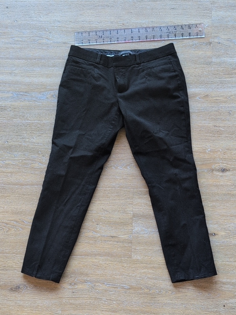 Banana Republic Women's Black Sloan Pants, Petite 6